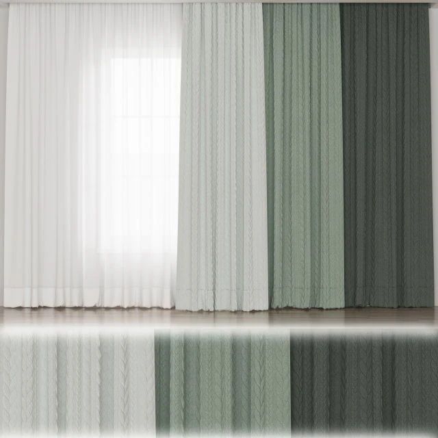 Cortinas Modelo 3D .c4d .max .obj .3ds .fbx .stl .blend 