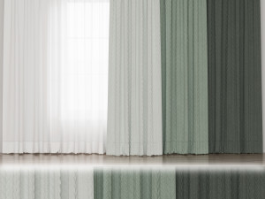 Curtains 3D Model