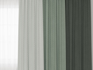 Curtains 3D मॉडल