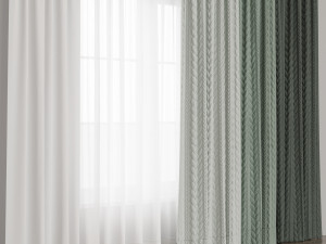 Curtains 3D मॉडल