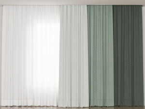 Curtains 3D मॉडल