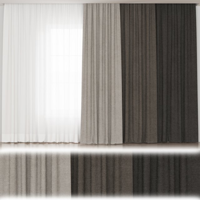 Curtains 3D मॉडल .c4d .max .obj .3ds .fbx .stl .blend 