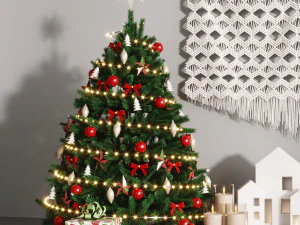 Christmas decor - New Year tree 3D Model