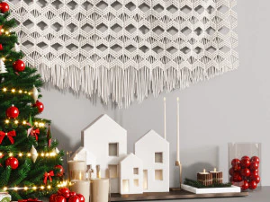 Christmas decor - New Year tree 3D Model