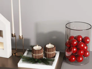 Christmas decor - New Year tree 3D Model