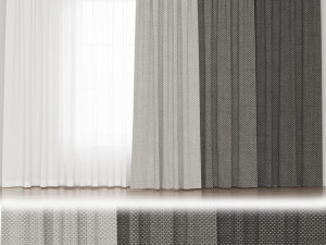 Curtains 3D Model