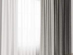 Curtains 3D Model