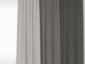 Curtains 3D Model