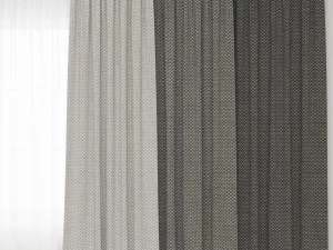Curtains 3D Model