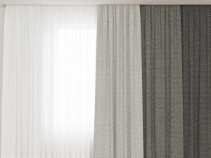 Curtains 3D Model