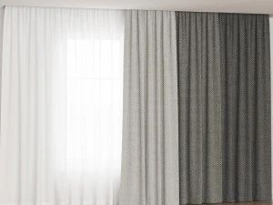 Curtains 3D Model