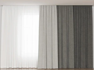 Curtains 3D Model