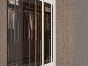 Wardrobe with filling 3D Model