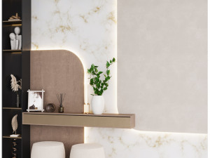 Composition in the hallway Modello 3D
