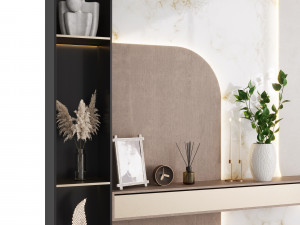 Composition in the hallway Modello 3D