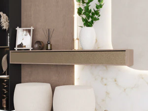 廊下の構図 3Dモデル