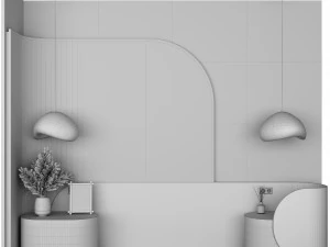 Kepala tempat tidur Model 3D