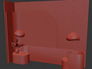 Kepala tempat tidur Model 3D