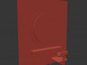 화장대 2 3D 모델