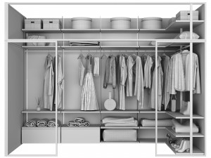 Wardrobe 36 Model 3D