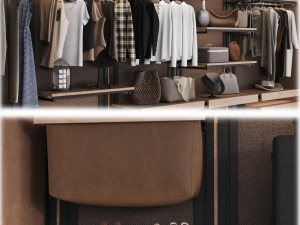 Wardrobe with filling 3D Model