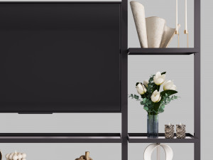 TV wall 6 Modelo 3D
