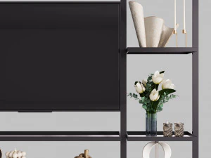 Parete TV 6 Modello 3D