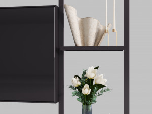 TV wall 6 Modelo 3D