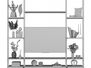 TV wall 6 Modelo 3D