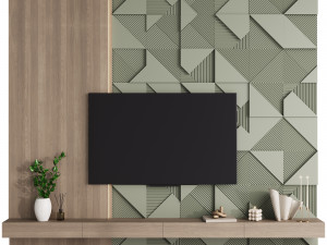TV wall 7 3D Model