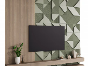 dinding televisi 7 Model 3D