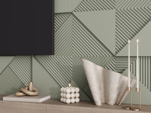 TV wall 7 Modelo 3D