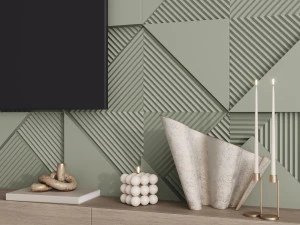 dinding televisi 7 Model 3D