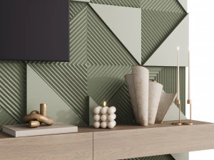 dinding televisi 7 Model 3D