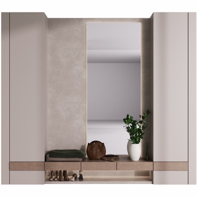 Composition in the hallway 11 Modelo 3D .c4d .max .obj .3ds .fbx .stl .blend 