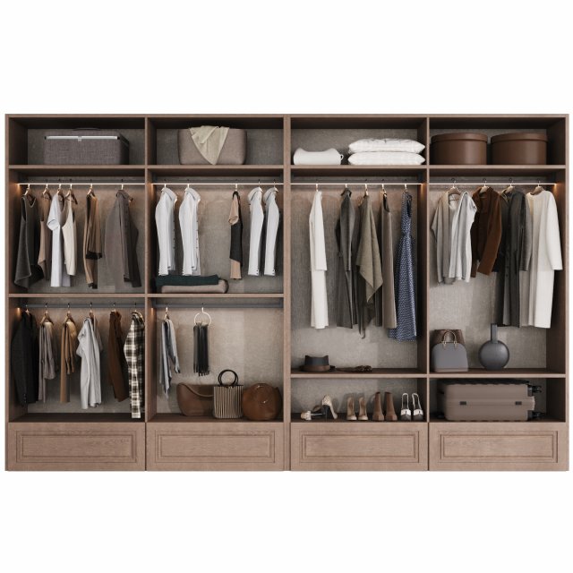 Wardrobe 38 3Dモデル .c4d .max .obj .3ds .fbx .stl .blend