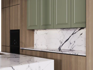 Modern kitchen with island 5 3D Model