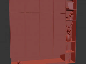 Composition in the hallway 12 3D Model