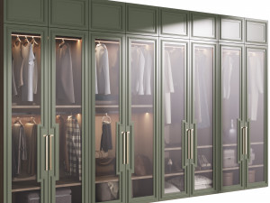 Wardrobe with filling 3D-Modell