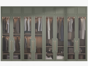 Wardrobe with filling 3D-Modell