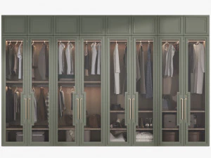 Wardrobe with filling 3D Model