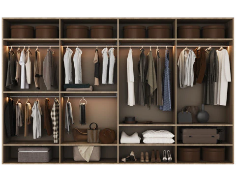 Guarda-roupa 40 Modelo 3D