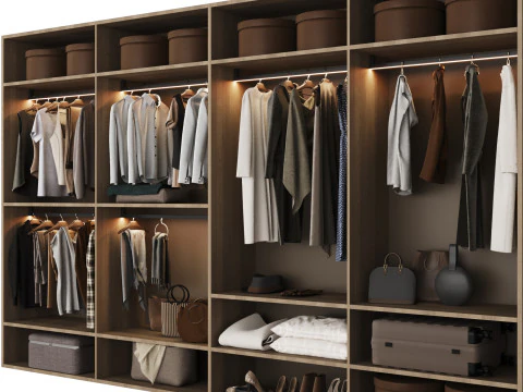 Guarda-roupa 40 Modelo 3D