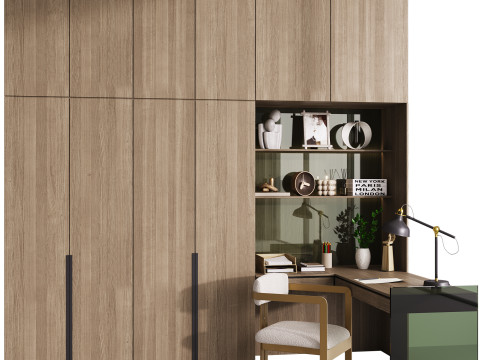 Workplace- office furniture 3D Model