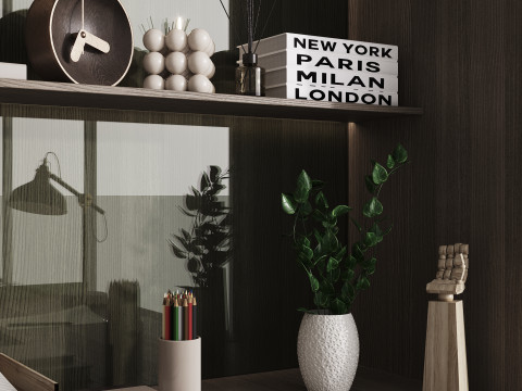 Workplace- office furniture Modèle 3D