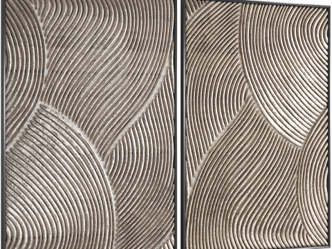 Wall panel 4 Modello 3D