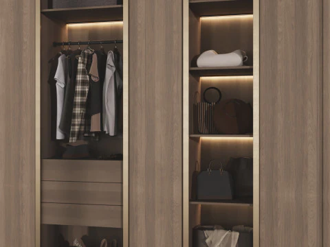 Guarda-roupa 41 Modelo 3D