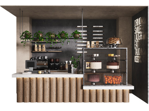 Coffee shop 7 3D Model