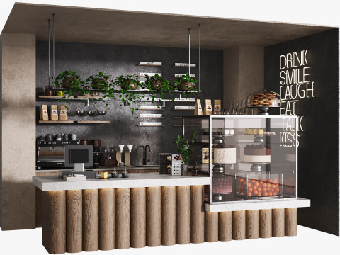 Coffee shop 7 Model 3D