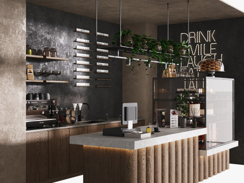 Coffee shop 7 Model 3D